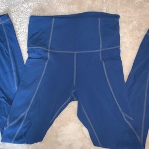 Athleta blue leggings